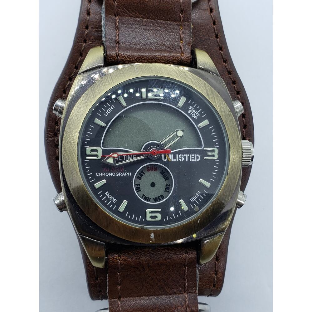 Kenneth Cole Unlisted UL1138 C311. Multi function digital face, sold as is